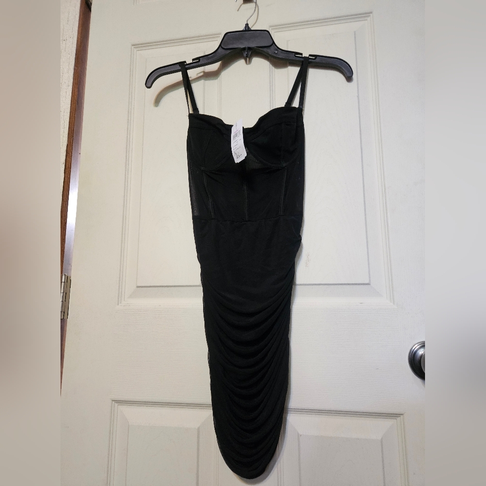 Windsor Sultry Sheer Bodycon Dress: BLACK: NEW WITH TAGS: SIZE SMALL